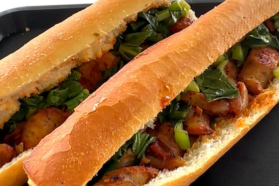 Sandwich rougail saucisse