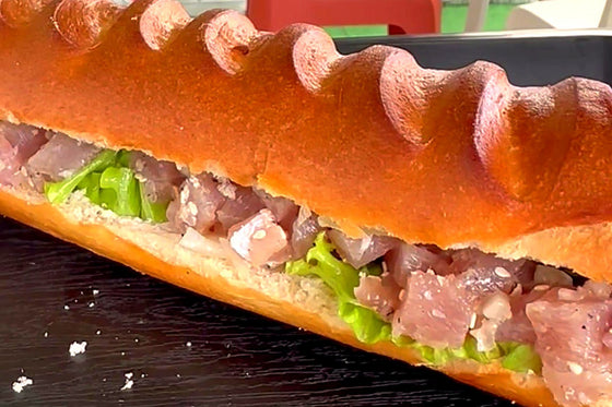 Sandwich tartare de poisson